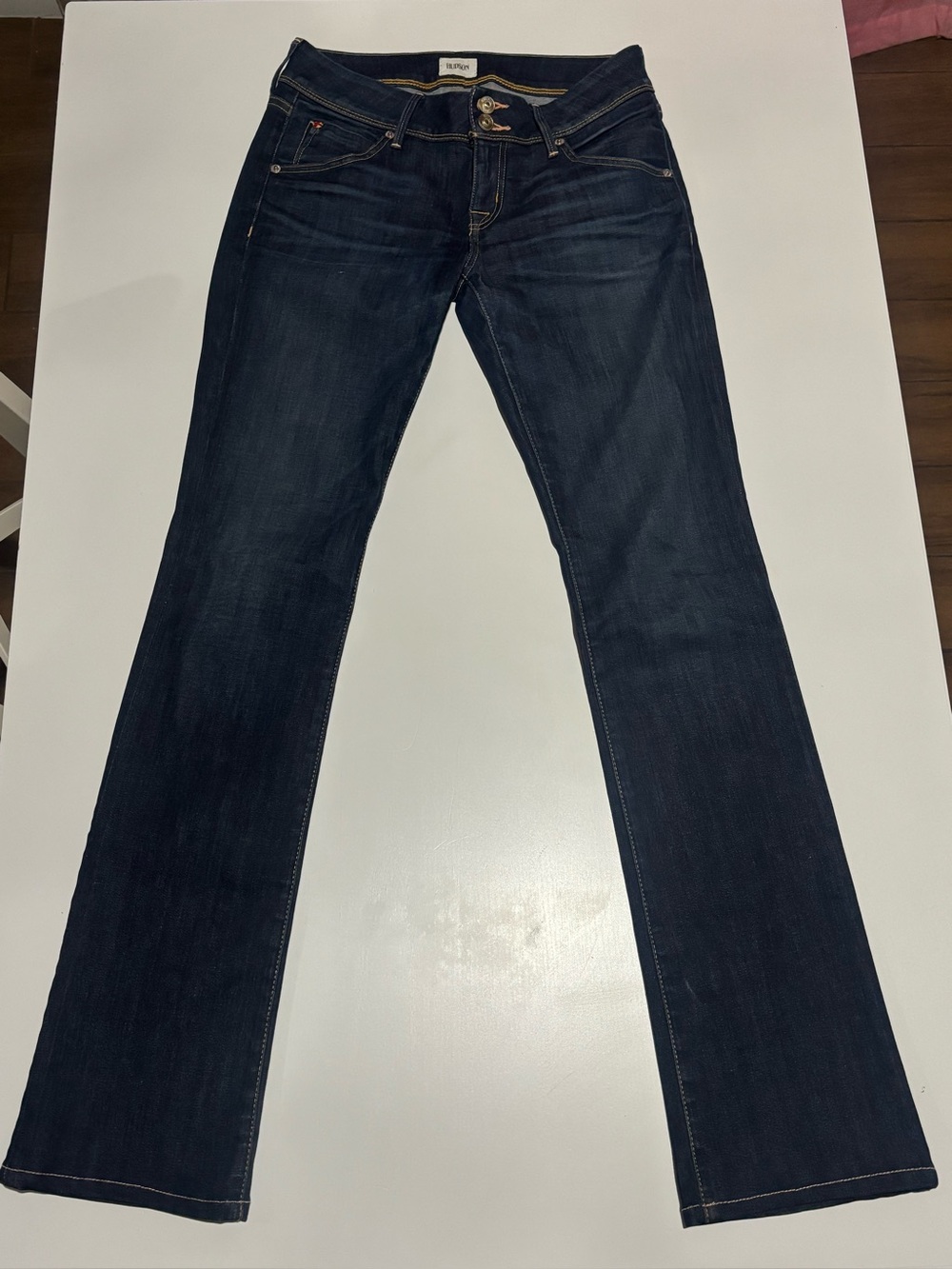 Hudson Jeans Women's Dark Indigo Skinny Stretch Jeans
